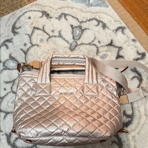 MZ WALLACE Quilted Metallic Crossbody Bag